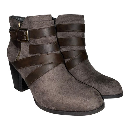 Fergalicious By Fergie Ankle Boots Women’s Size 9M Booties Tanner Block Heel - Picture 3 of 9