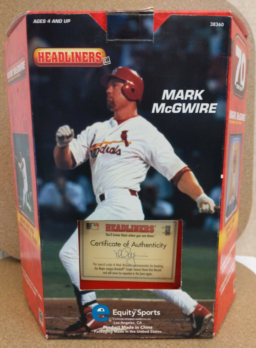 Headliners XL MARK MCGWIRE 70 Home Runs Bobblehead Commemorative