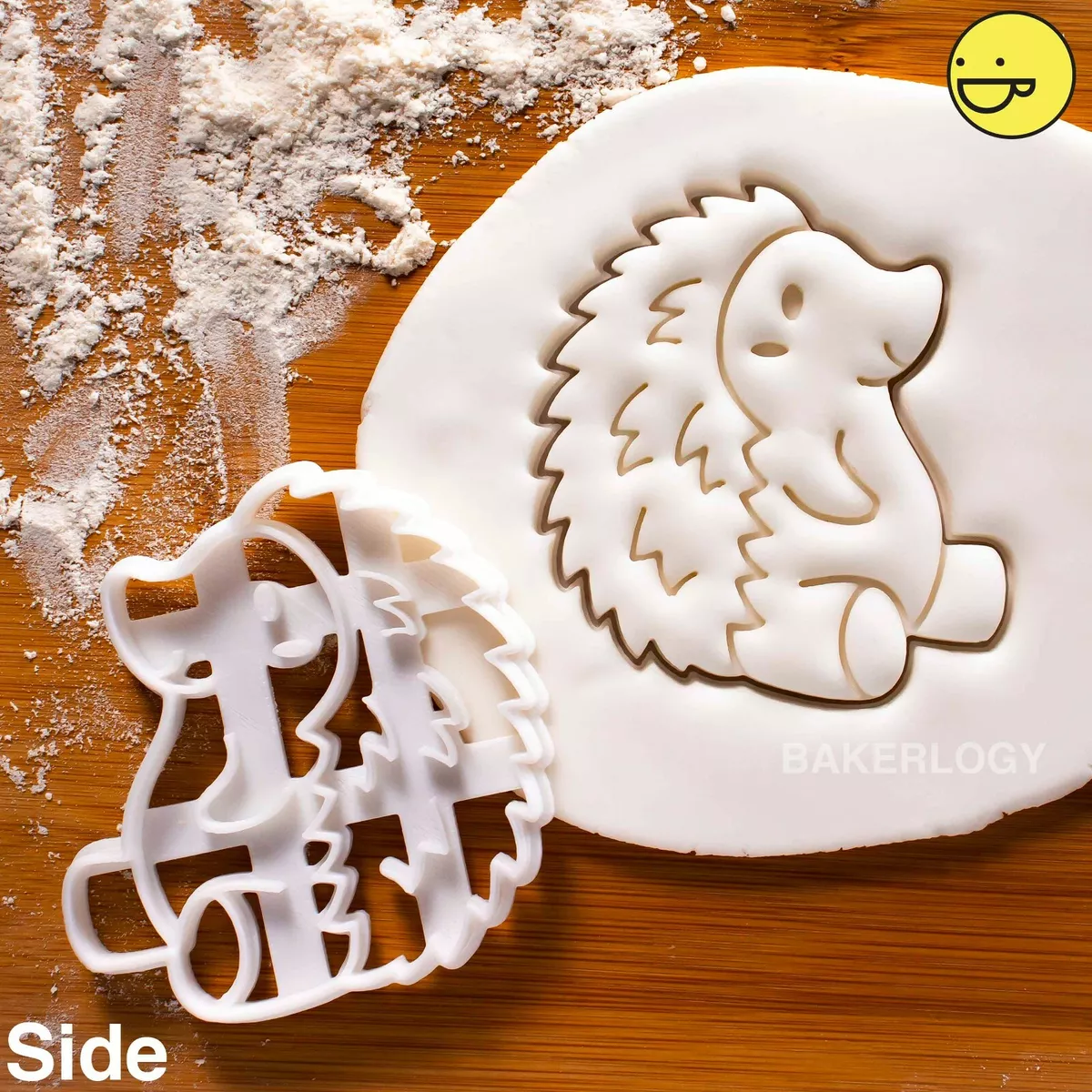 Hedgehog Side cookie cutter Cute animal baby shower party woodland