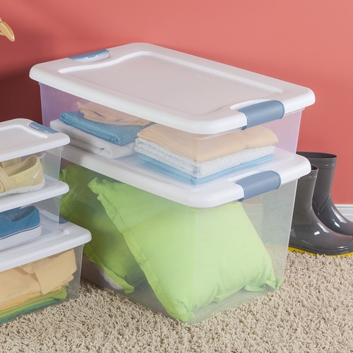 Sterilite Plastic Stackable Storage Box with Latching Lid - 第 68/101 張圖片