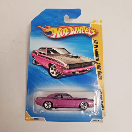 Hot Wheels Car 2009 HW New Models Purple 70 Plymouth AAR Cuda 29/42