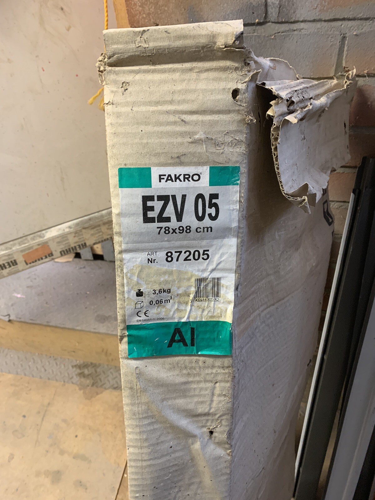 fakro roof window 78x98cm( Not Velux) eBay