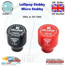 Micro or Lollipop Stubby Short 5.8G 2.5dBi RHCP FPV Drone Antenna SMA RPSMA