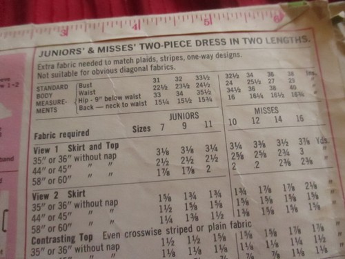 Blusa Falda Mujer Retro Simplicity 8780 Patrón Costura Talla 12/34 Vintage 1970 - Imagen 5 de 10