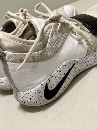 Nike Men's PG 2.5 BQ8454-100 White Low Top Lace Up Athletic Shoes - Size 12 - Picture 10 of 18