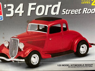 AMT 6686 1934 Ford Coupe Street Machine 1/25 McM kit niob