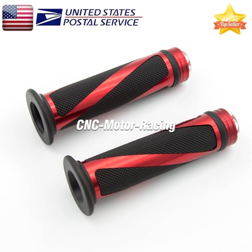 For Yamaha XT350 1985-1995 XT600 1984-1986 Brake Clutch Levers & Grips Short Red - Picture 7 of 16