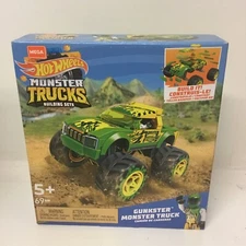 MEGA Construx - Hot Wheels Monster Trucks Building Set - GUNKSTER MONSTER TRUCK