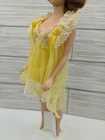 Vintage Barbie PJ STEFFIE Doll Clothes BEST BUY Gown #3348 YELLOW BABY DOLL
