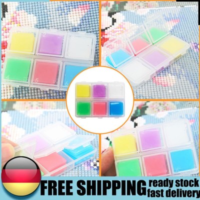 DIY Diamonds Painting Tool Art Craft 30pcs Diamond Painting Wax 2x2cm 6 Colors