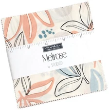Melrose Moda Charm Pack 42 100% Cotton 5" Precut Quilt Squares