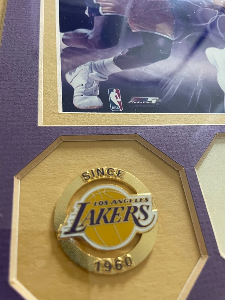 2004 Lakers Kobe Shaq Malone Payton George 24KT Gold Medallion Highland Mint - Image 4 of 4