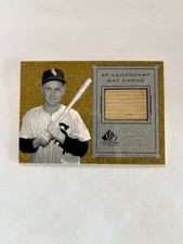 2001 UD SP Legendary Cuts (HOF) White Sox Nellie Fox Game Used Bat card #B-NF