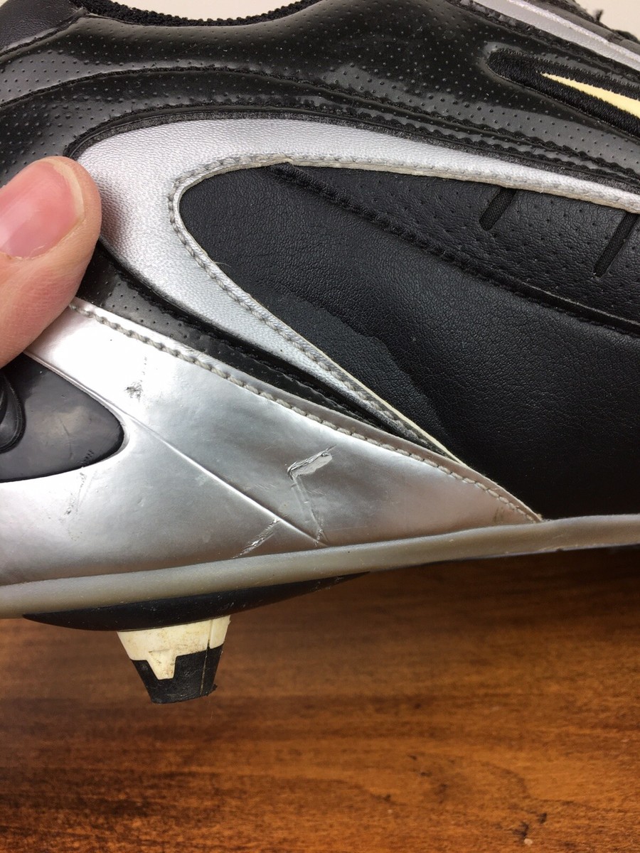 13.5 New In Box men\'s Nike super speed d football cleats black white 313409 011 Nike Super Speed D Football Cleats- style 396238-001 MSRP  main image 2