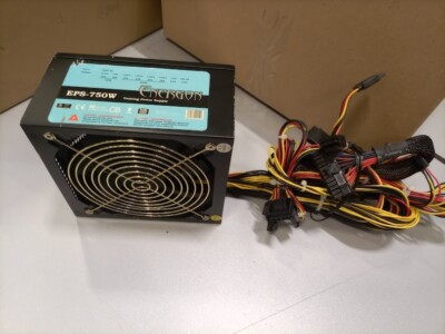Inter-Tech Energon EPS-750W Netzteil ohne Netzkabel gebraucht funktioniert