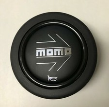 Momo Steering Wheel Horn Button Black Large Momo Steering Wheel Horn Button Black Large
