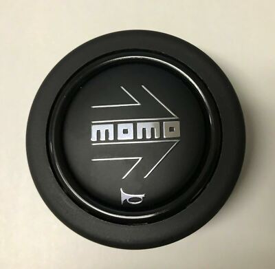 MOMO Steering Wheel Horn Button Black Large
