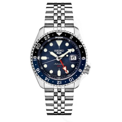 Seiko 5 Sports SKX Sports Style GMT Series 42.5mm Men's Watch - Blue Dial