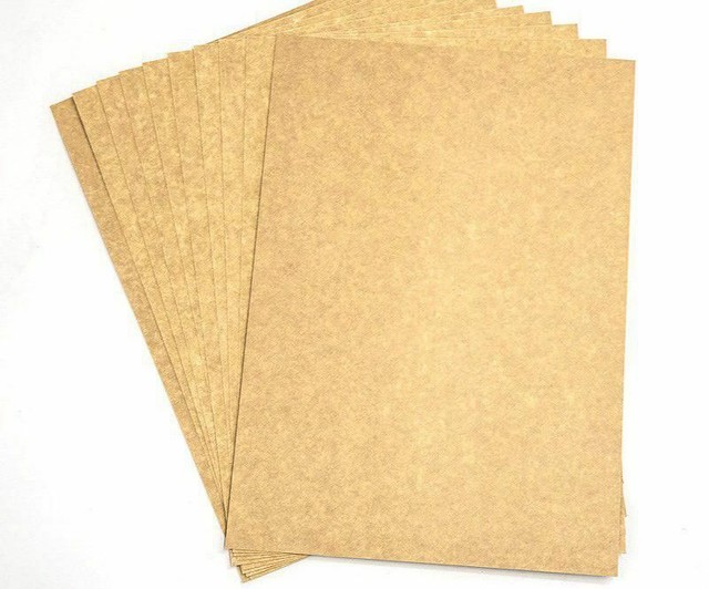 Download Cardboard Kraft Paper Set A4 205g / M2 (10pcs), Card Stock ...