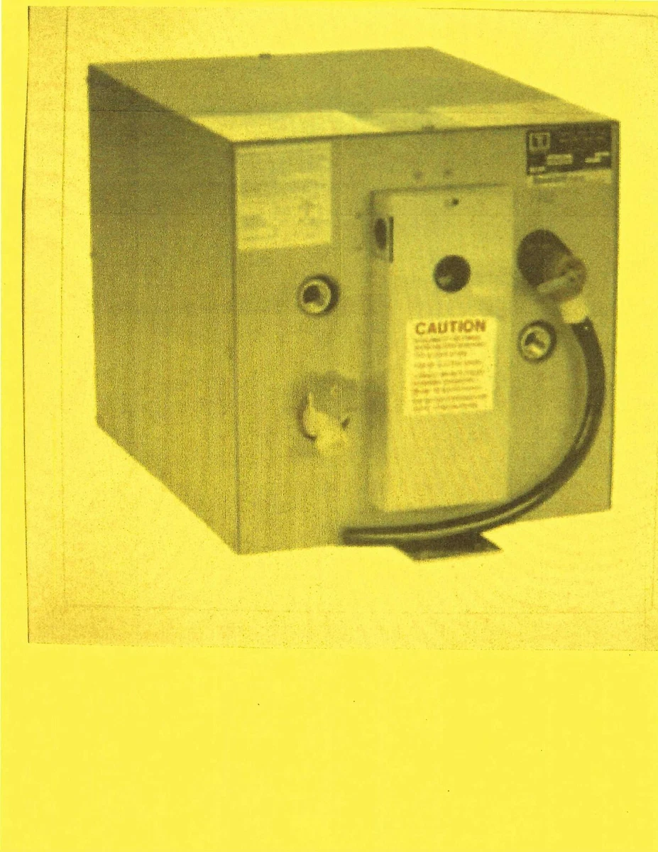WHALE SEAWARE S600 6 GALLON 120 VAC MARINE WATER HEATER / REAR HEAT  EXCHANGER | eBay