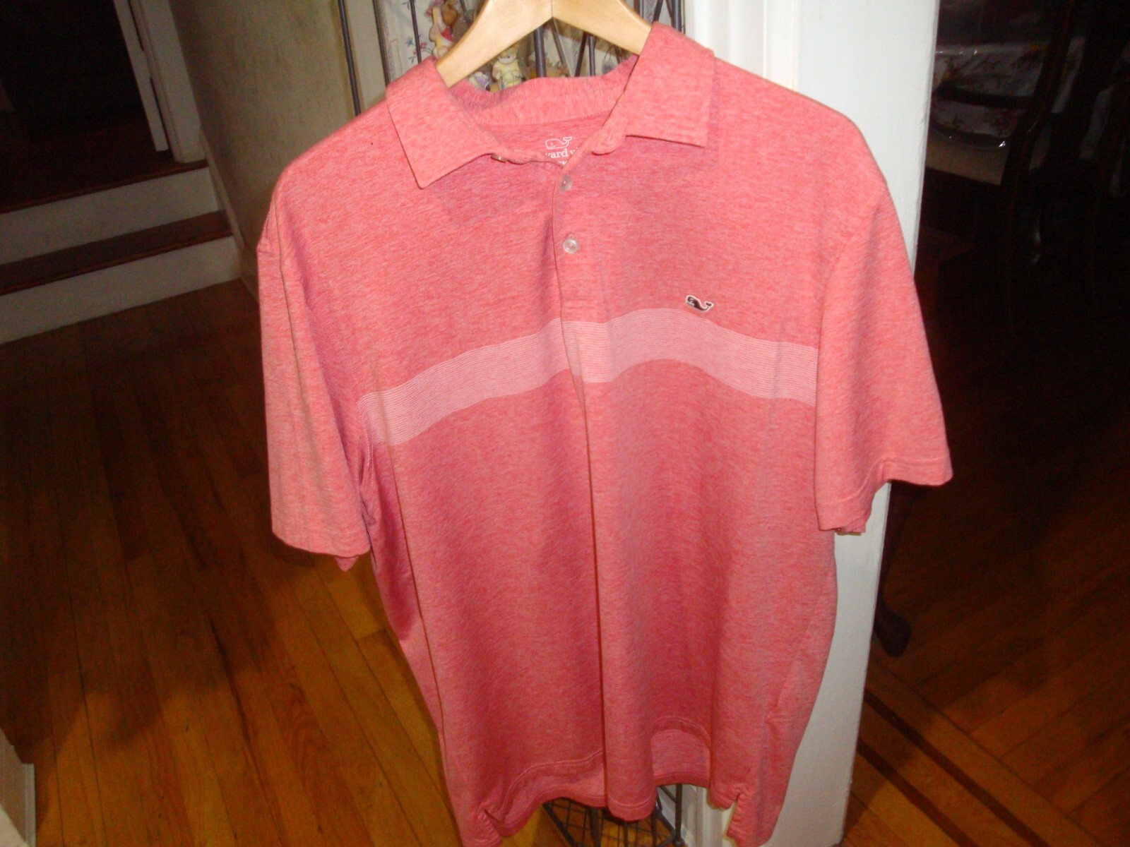 FAB VINEYARD VINES PERFORMANCE SOLID SALMON POLY/… - image 1