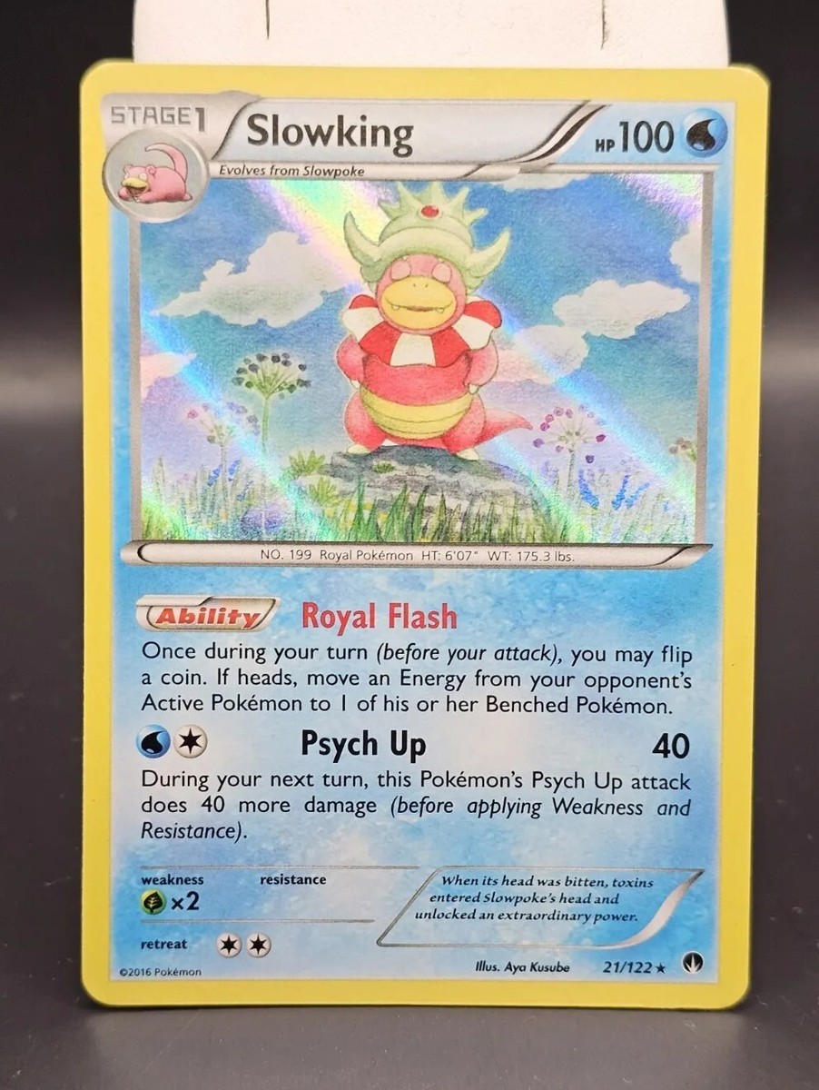 Slowking 21/122 NM Holo Rare XY Breakpoint Near Mint Pokemon TCG