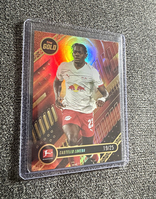 Topps 2026 Bundesliga Castello Lukeba RB Leipzig Current Stars Gold 19/25