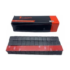 BOX 360 pcs 1/4oz 0.25oz Black Coated 3M Adhesive Stick on balance Wheel Weights