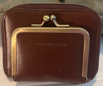 【ヴィンテージ 】◇ニナリッチ◇ キャンバス×レザー / キスロック 折り財布 NINA RICCI - 【ヴィンテージ 】◇ニナリッチ◇ キャンバス×レザー