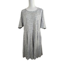Studio by Torrid Grey Double Knit Skater Dress Size 2X 18-20  Minimalist NWT New