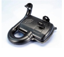 Polini 2002018 Gruppo di Scarico Marmitta  per Piaggio Vespa PX125  PX150 - Nero