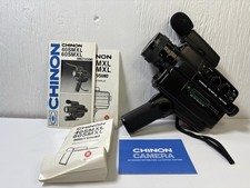 VNT Chinon 40SMXL Direct Sound Super 8 Movie Camera 4:1 Power Zoom - Untested
