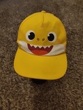 Baby Sharks Pink Fong Hat Kids Youth Yellow Snap Back Cap Adjustable
