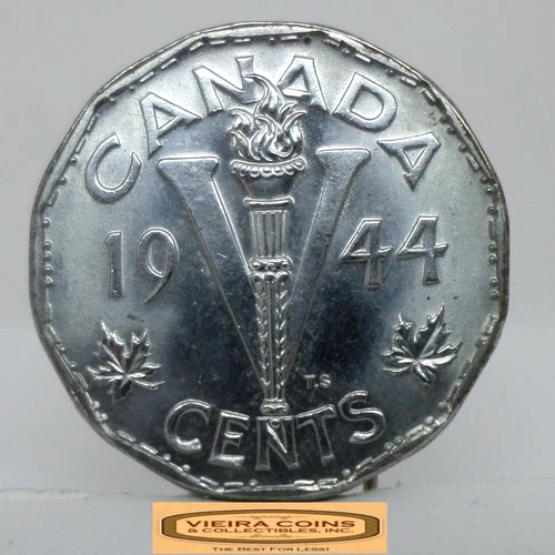 1944 Canada 5 Cents — photo from the most recent tracked eBay sale