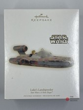 2009 Hallmark Luke   s Landspeeder Star Wars A New Hope Ornament NIB