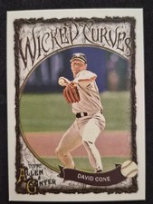 2025 Topps Allen & Ginter #WC-18 David Cone Wicked Curves