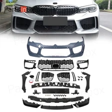 M8 Style Front Bumper Grille Lip Conversion Kit For 19-21 BMW 3 Series G20 G21