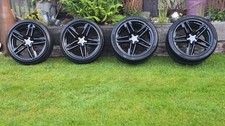 Genuine Audi R8 V10 Gen 1 wheels with tyres. Fronts 6-5mm & rears 5-4mm tread.