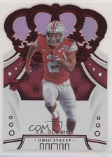 2020 Panini Chronicles Draft Picks Crown Royale Mirror Red JK Dobbins #32 uk2