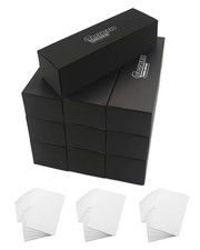 Trading Card Storage Boxes with Dividers Black 10 Count Set