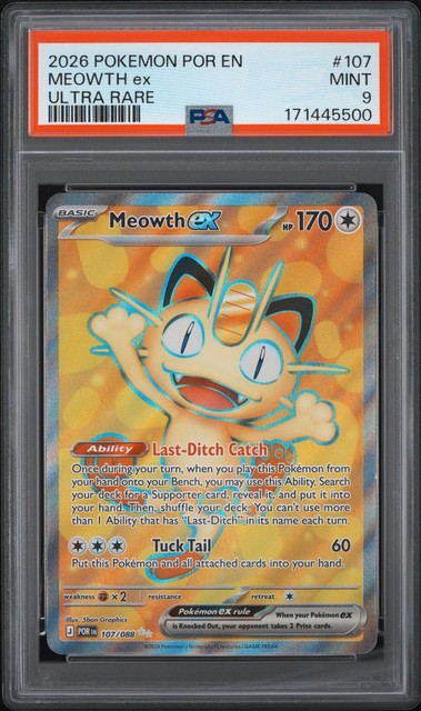 Meowth ex #107 (Perfect Order)