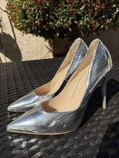 Loriblu Made In Italy Silver Crinkle Patent L...