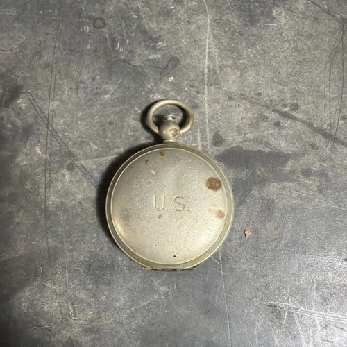 WW2 Vintage Wittnauer US Army Military Pocket Compass!!