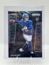 Jaxson Dart 2025 Panini Prizm Football Fireworks #6 RC - Giants