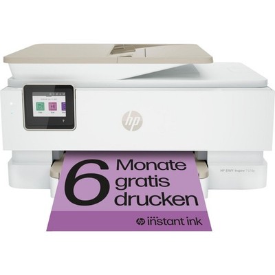 Aussteller~HP ENVY Inspire 7924e Instant Ink Multifunktions-Tintendrucker Weiß 