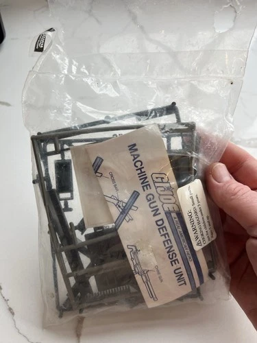 Vintage G.I. Joe Mail Away Machine Gun Defense Unit MISB Bag Sealed ARAH Toy