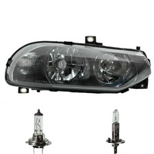 Scheinwerfer links Schwarz H1/H7 für Alfa Romeo 156 932_ inkl. Osram Lampen