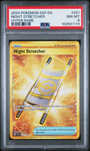 Night Stretcher graded PSA 8 for sale on eBay