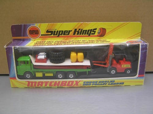 Matchbox Super Kings K20 Cargo Hauler and Pallet Loader made in England MIB - Picture 1 of 10