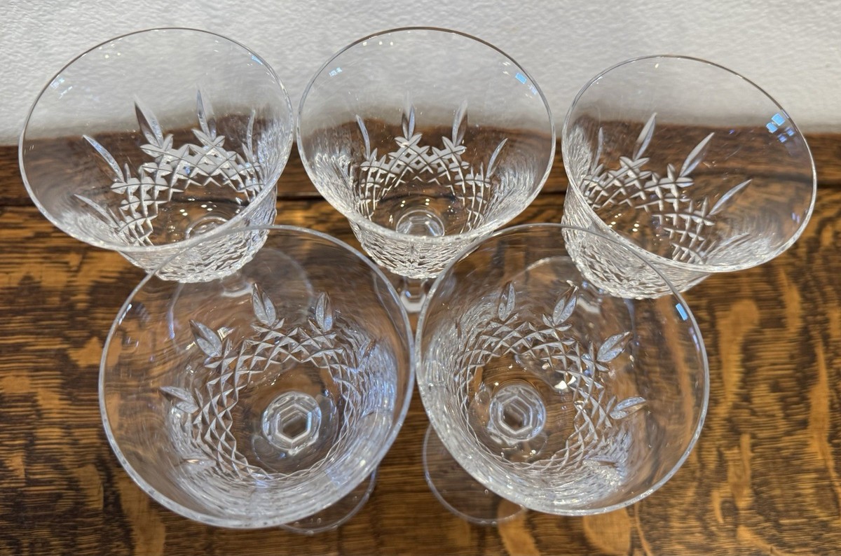 Set of 4 Bohemia Crystal Crystalex MARQUIS Wine Glasses 6", 3 1/4 Blown  Glass | eBay